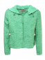 Жакет твидовый с капюшоном Ermanno Scervino Junior  –  Общий вид