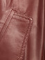 Куртка кожаная на молнии Rochas  –  Деталь