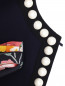 Полупальто из шерсти и хлопка с декором Moschino  –  Деталь1