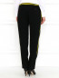 Узкие брюки с контрастной отделкой Barbara Bui  –  Модель Верх-Низ1