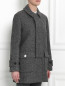 Пальто из шерсти Moschino Cheap&Chic  –  МодельВерхНиз