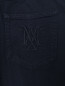 Джинсы-клеш декорированные молнией и вышивкой на кармане Max&Co  –  Деталь