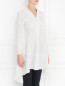 Блуза из шелка с накладными карманами Alberta Ferretti  –  Модель Верх-Низ