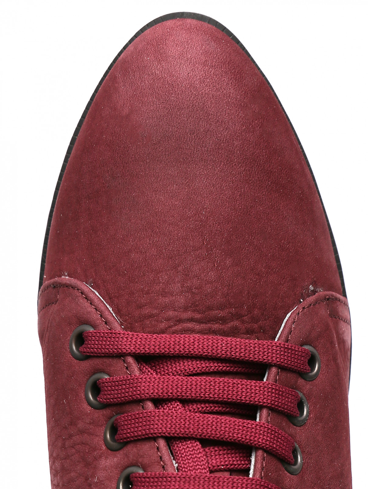 Ботинки из кожи на шнурках Arcus  –  Обтравка3  – Цвет:  Красный