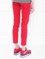 Однотонные брюки из хлопка Love Moschino  –  МодельВерхНиз1