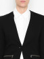 Приталенный жакет на пуговице Karl Lagerfeld  –  МодельОбщийВид1