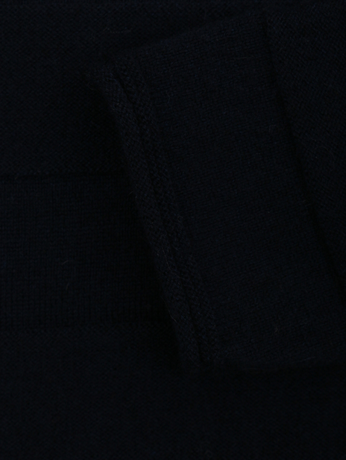 Кардиган из шерсти и кашемира с бантиками Aletta Couture  –  Деталь1  – Цвет:  Синий