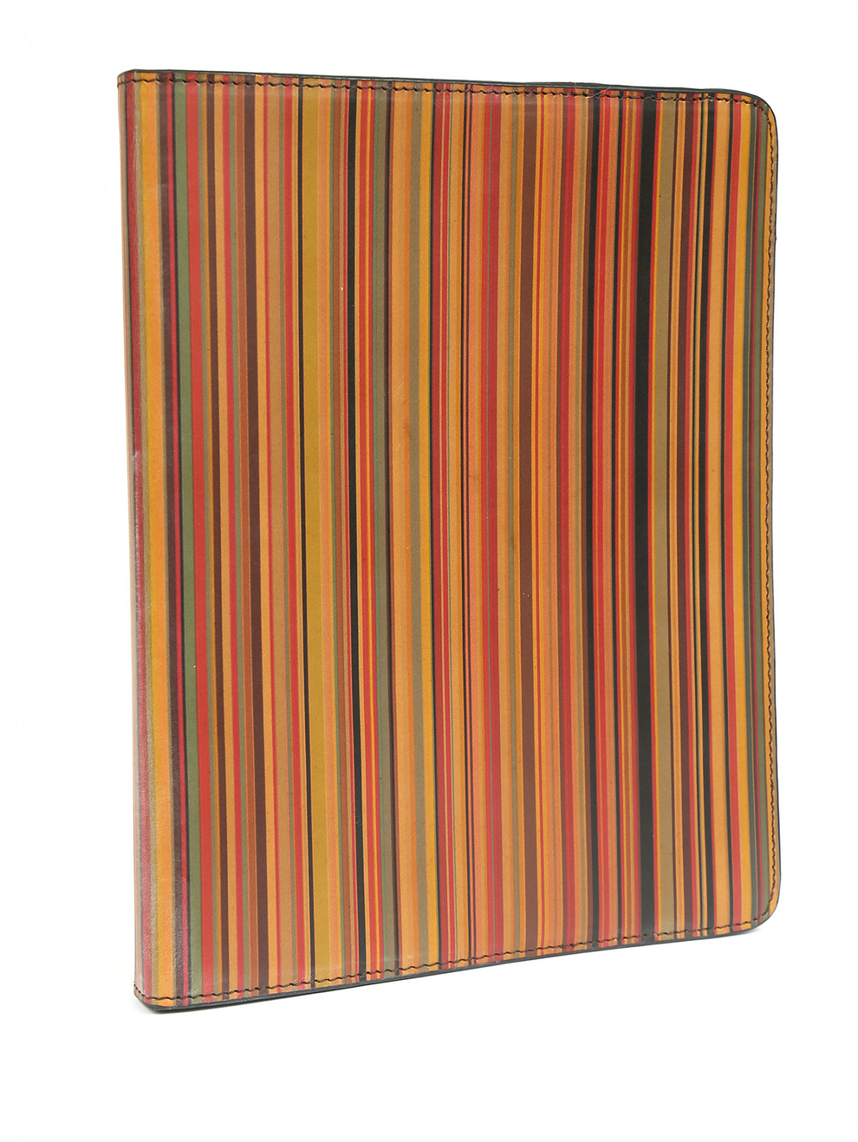 Чехол для IPad из кожи с узором Paul Smith  –  Обтравка1  – Цвет:  Узор