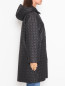 Удлиненная стеганая куртка с капюшоном Marina Rinaldi  –  МодельВерхНиз2