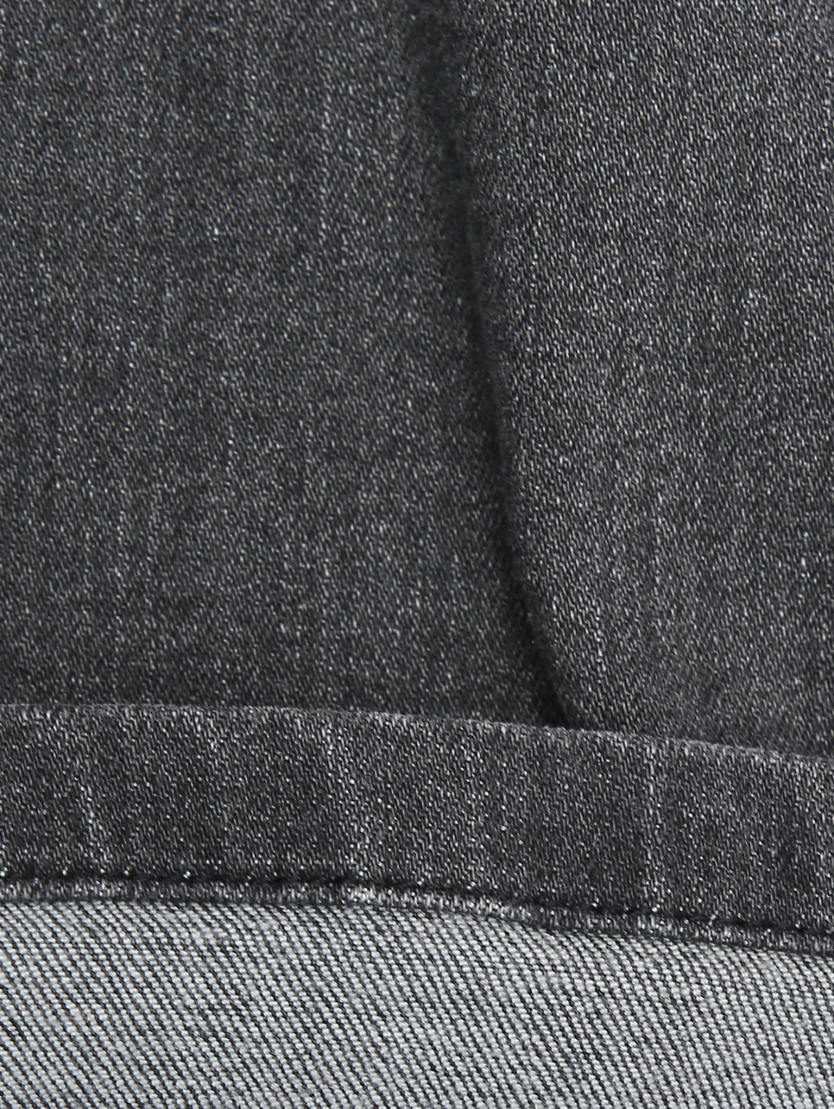 Джинсы из хлопка с вышивкой Persona by Marina Rinaldi  –  Деталь2  – Цвет:  Серый