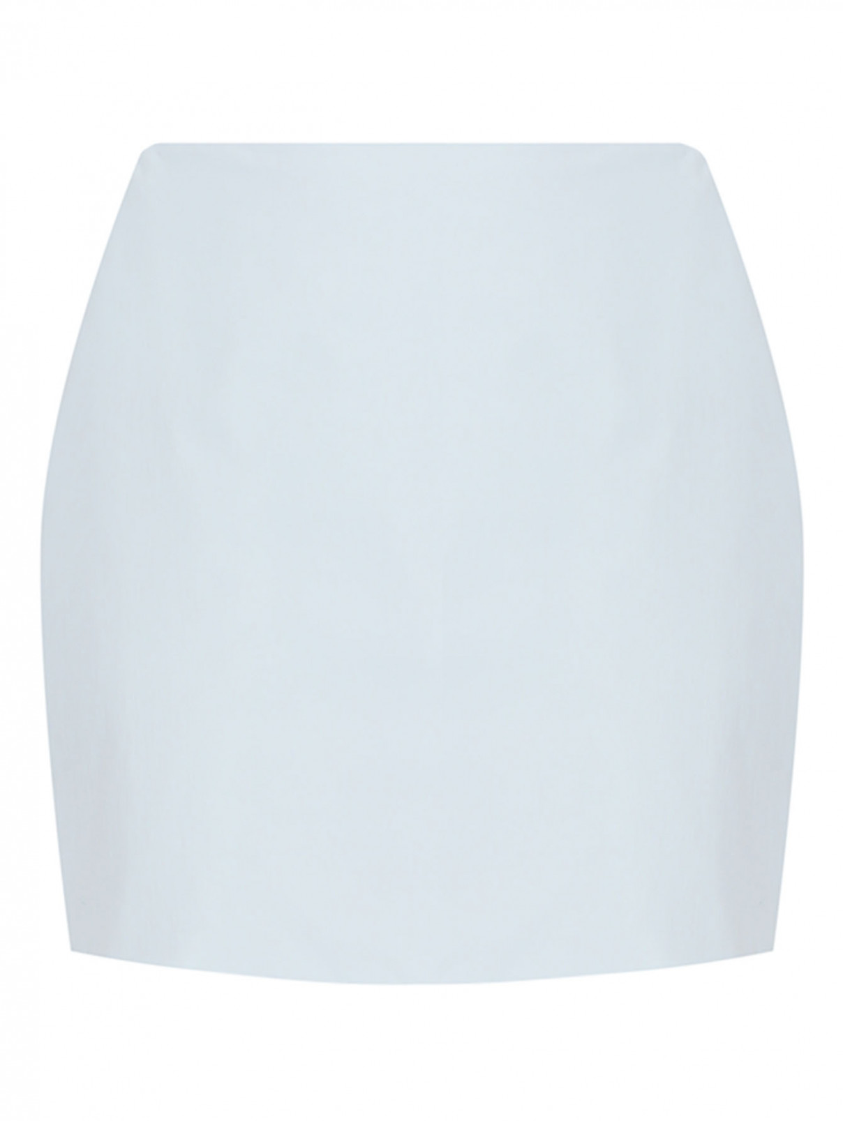 Утепленная юбка-мини Nina Ricci  –  Общий вид  – Цвет:  Синий