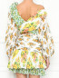 Платье-мини с цветочным узором Zimmermann  –  МодельВерхНиз1