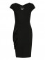 Платье-футляр из шерсти с V-образным вырезом Moschino Boutique  –  Общий вид
