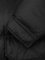 Удлиненный пуховик с накладными карманами и капюшоном Ermanno Firenze  –  Деталь