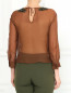 Шелковая блуза с вышивкой Alberta Ferretti  –  Модель Верх-Низ1