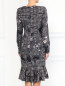 Платье-миди из шерсти с узором Antonio Marras  –  Модель Верх-Низ1