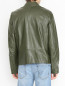 Куртка из кожи на молнии Blauer  –  МодельВерхНиз2