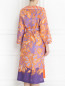 Платье из хлопка с узором Marina Rinaldi  –  Модель Верх-Низ1