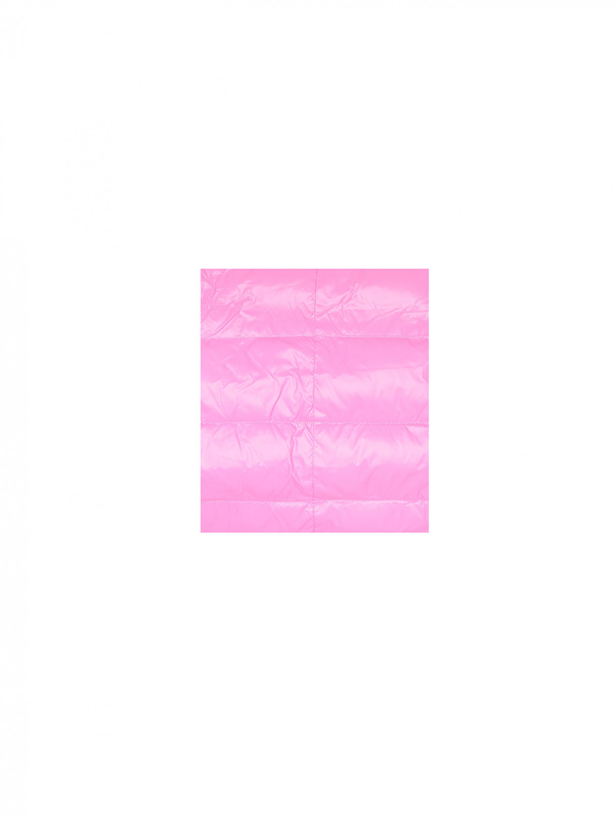 Стеганый шарф Marina Rinaldi  –  Общий вид  – Цвет:  Черный