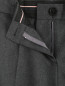 Укороченные брюки из шерсти с накладными карманами Barbara Bui  –  Деталь1