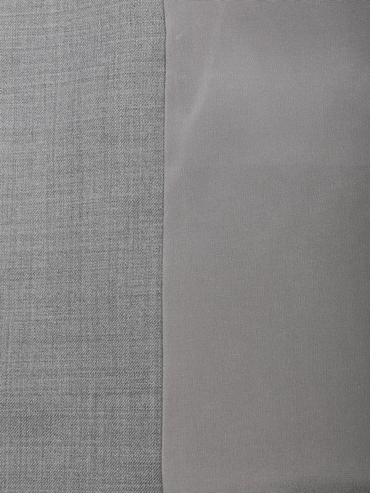 Жакет из шерсти с поясом Max Mara  –  Деталь2  – Цвет:  Серый