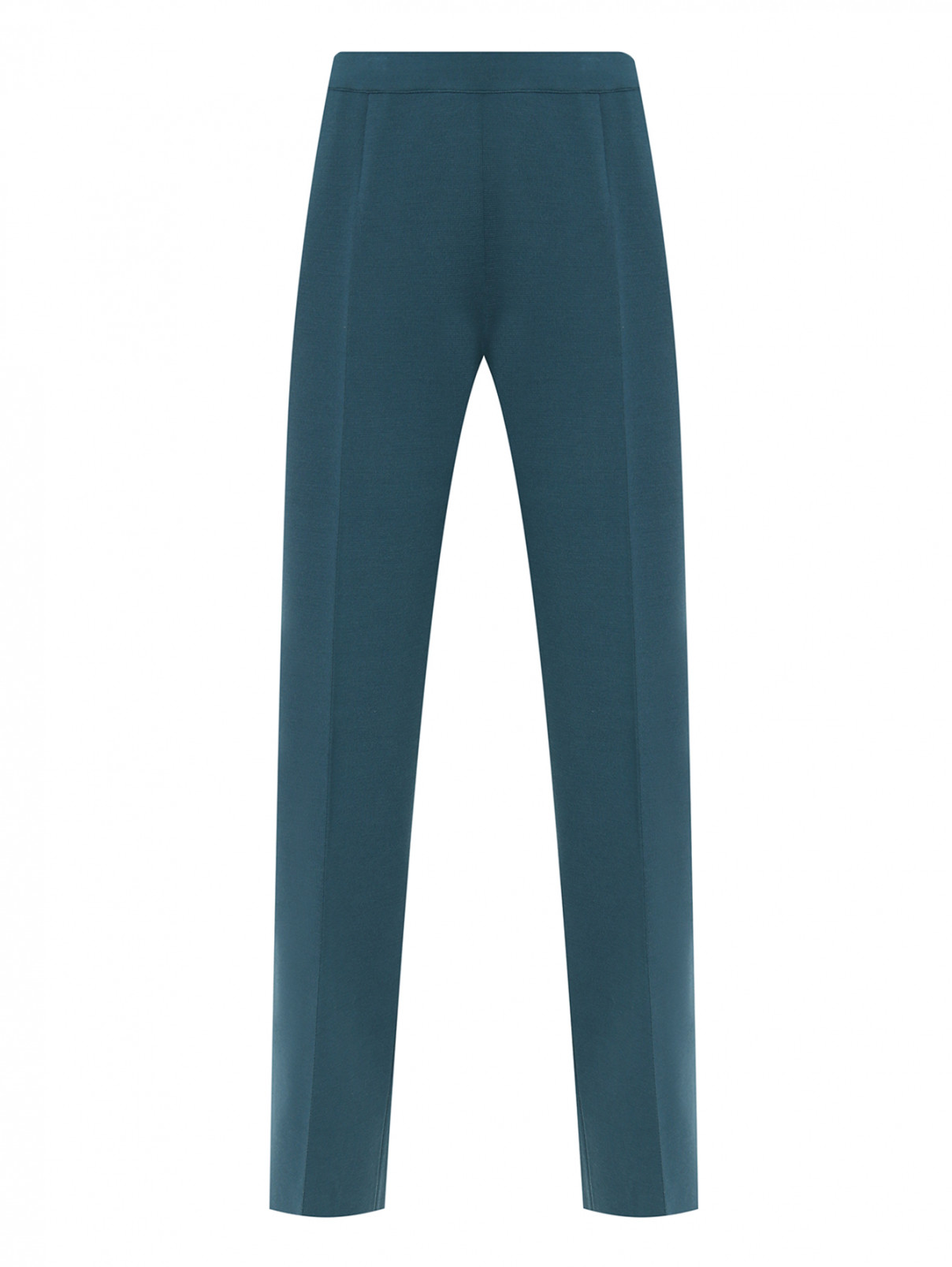 Трикотажные брюки со стрелками MRZ  –  Общий вид  – Цвет:  Зеленый