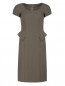 Платье-футляр из шерсти с короткими рукавами Alberta Ferretti  –  Общий вид