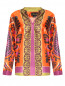 Блуза из шелка с "Цветочным" узором Luisa Spagnoli  –  Общий вид