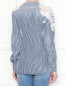Блуза с узором "полоска" и кружевной аппликацией Ermanno Scervino  –  МодельВерхНиз1