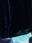 Бархатное платье с юбкой с цветочным узором Miss Blumarine  –  Деталь1