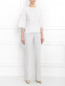 Блуза из хлопка с кружевными вставками Andrew GN  –  Модель Общий вид
