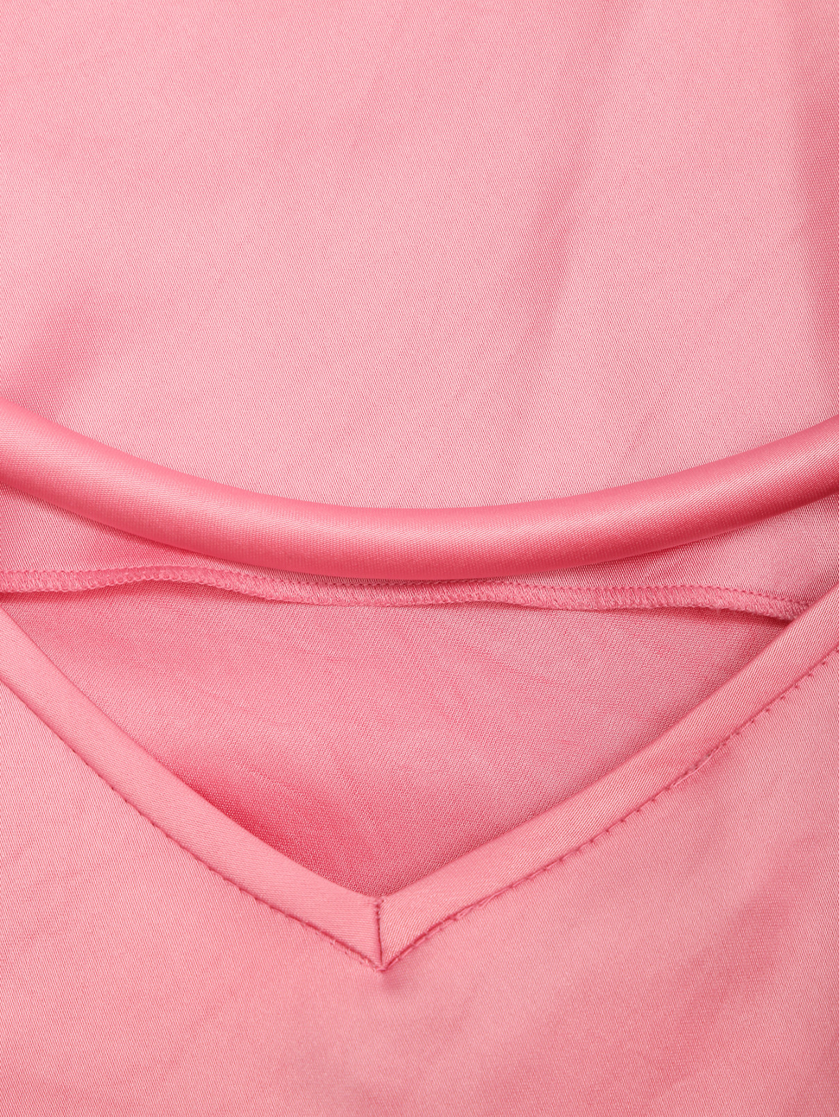 Платье-миди однотонное Nanushka  –  Деталь1  – Цвет:  Розовый