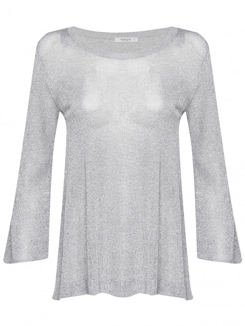 Трикотажный джемпер с круглым вырезом Kangra Cashmere - Общий вид