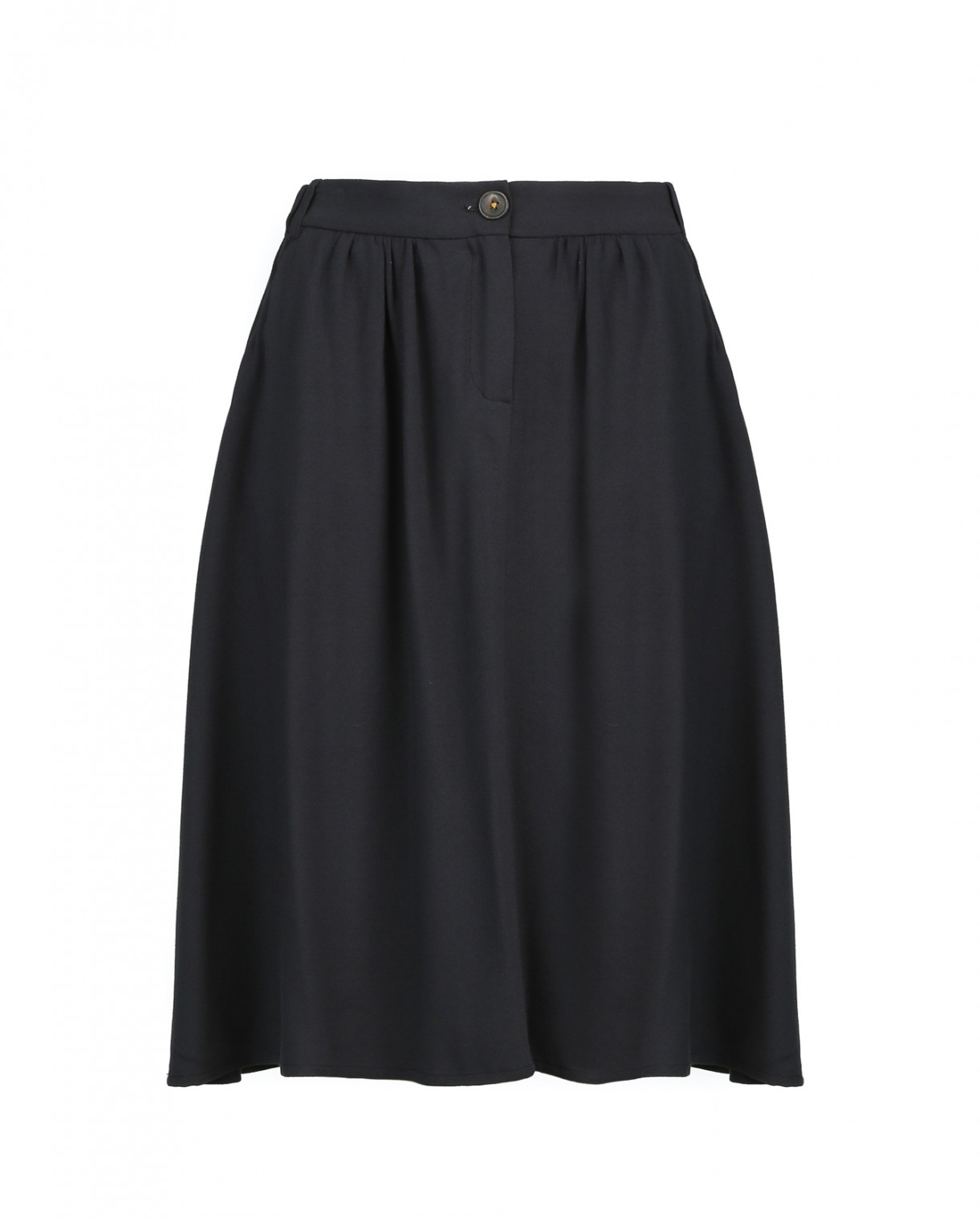 Расклешенная юбка с карманами Tinsels  –  Общий вид  – Цвет:  Серый