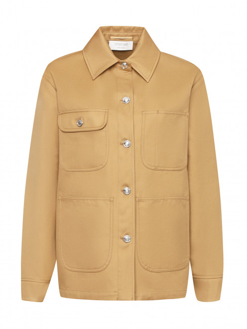 Куртка из хлопка с накладными карманами Sportmax - Общий вид