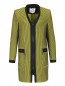 Легкое пальто на молнии с узором и боковыми карманами Kenzo  –  Общий вид