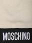 Шапка из смешанного кашемира с логотипом Moschino  –  Деталь