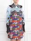 Платье-мини с узором Mary Katrantzou  –  Модель Верх-Низ