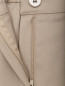 Зауженные брюки из смесового хлопка Marina Rinaldi  –  Деталь1