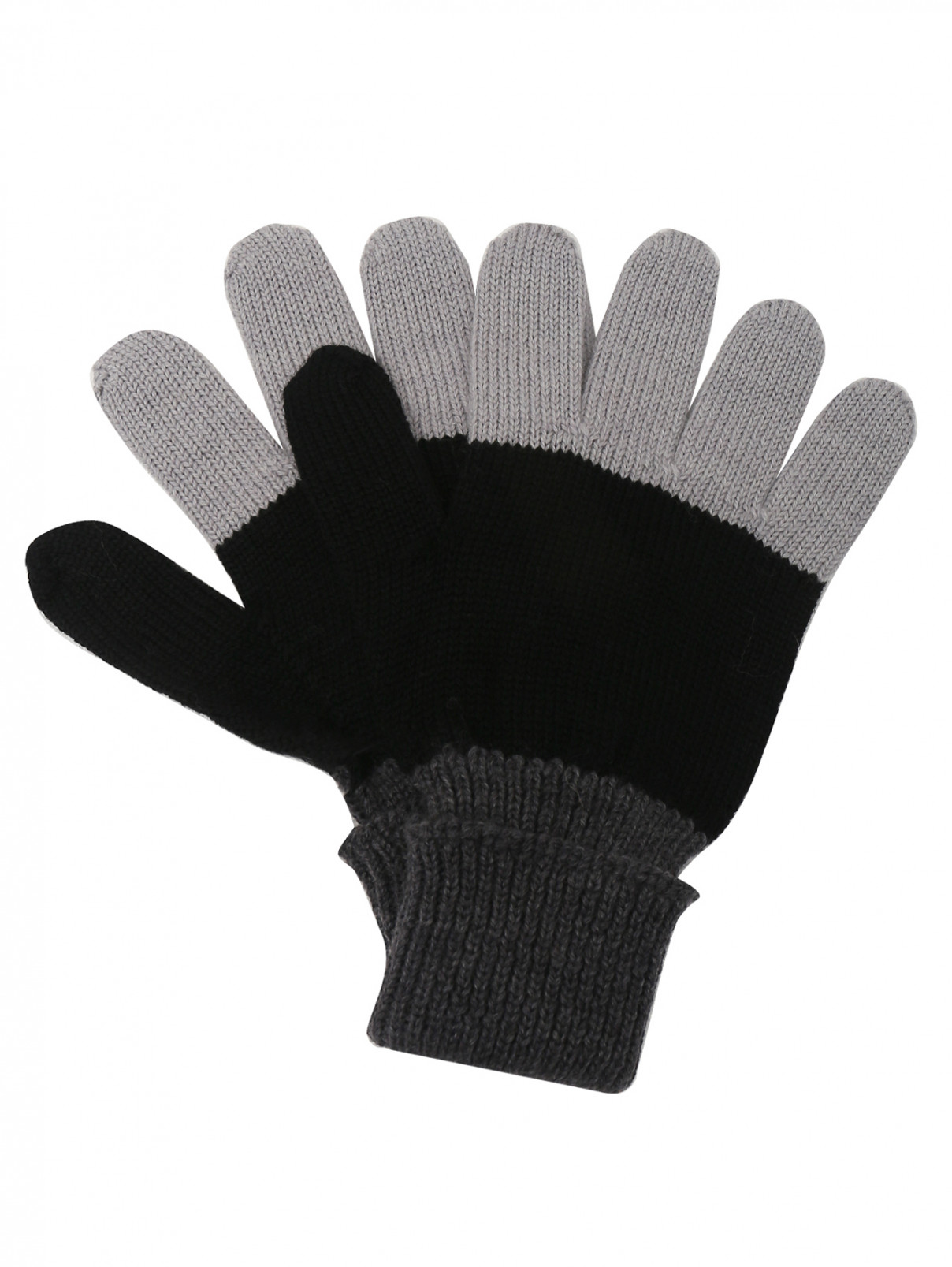 Трикотажные перчатки мелкой вязки IL Trenino  –  Общий вид  – Цвет:  Серый