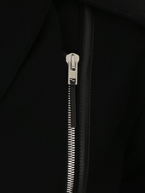 Укороченная куртка из шерсти и кашемира с металлической фурнитурой - Деталь1