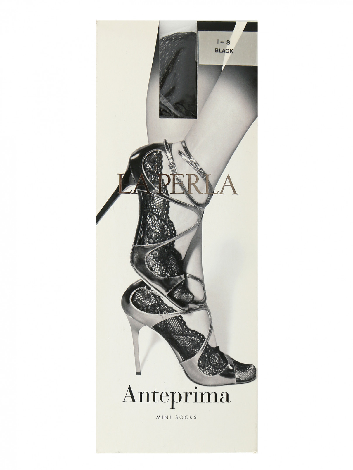 Носки ажурные La Perla  –  Общий вид  – Цвет:  Черный