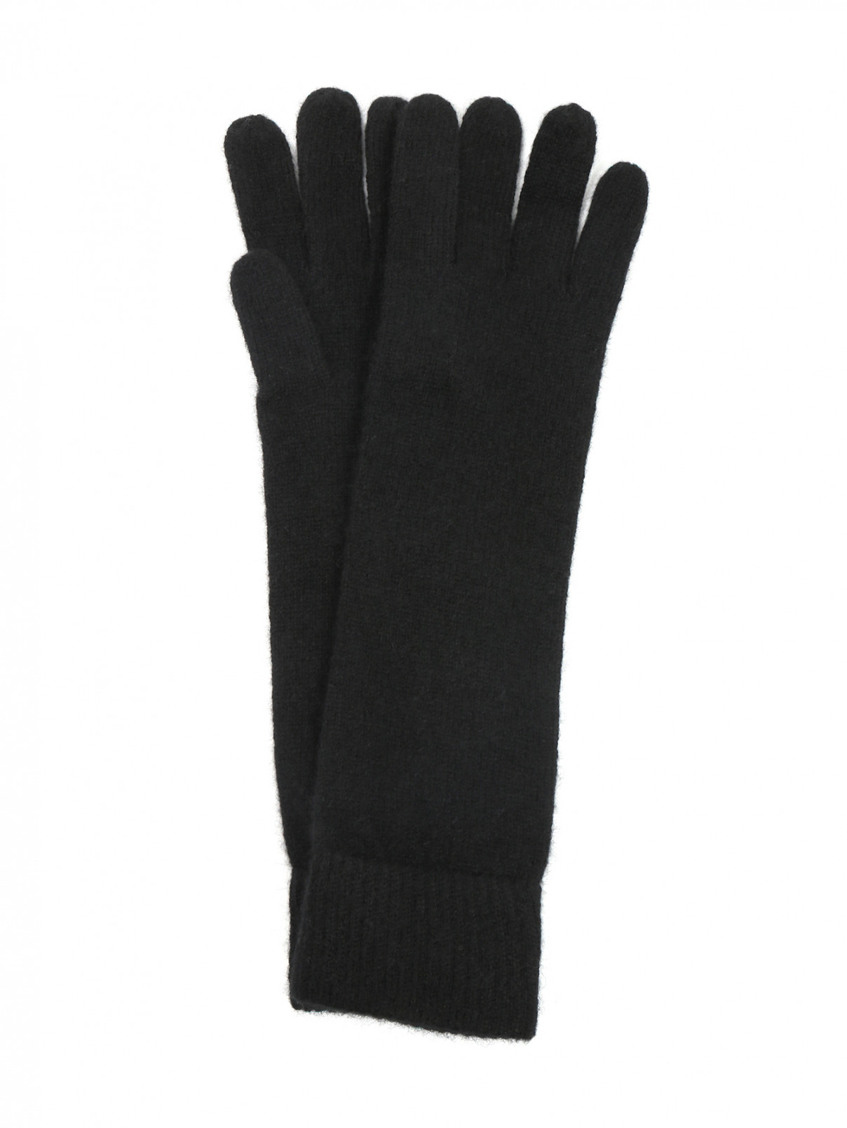 Трикотажные перчатки из кашемира Weekend Max Mara  –  Общий вид  – Цвет:  Черный