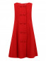 Твидовое платье с декоративным пуговицами Dolce & Gabbana  –  Общий вид