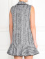 Платье из хлопка свободного фасона из хлопка с геометрическим узором Kenzo  –  Модель Верх-Низ1