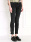 Узкие джинсы из эластичного денима с декоративной отстрочкой CLOSED  –  Модель Верх-Низ