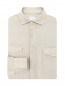Рубашка изо льна с карманами Giampaolo  –  Общий вид