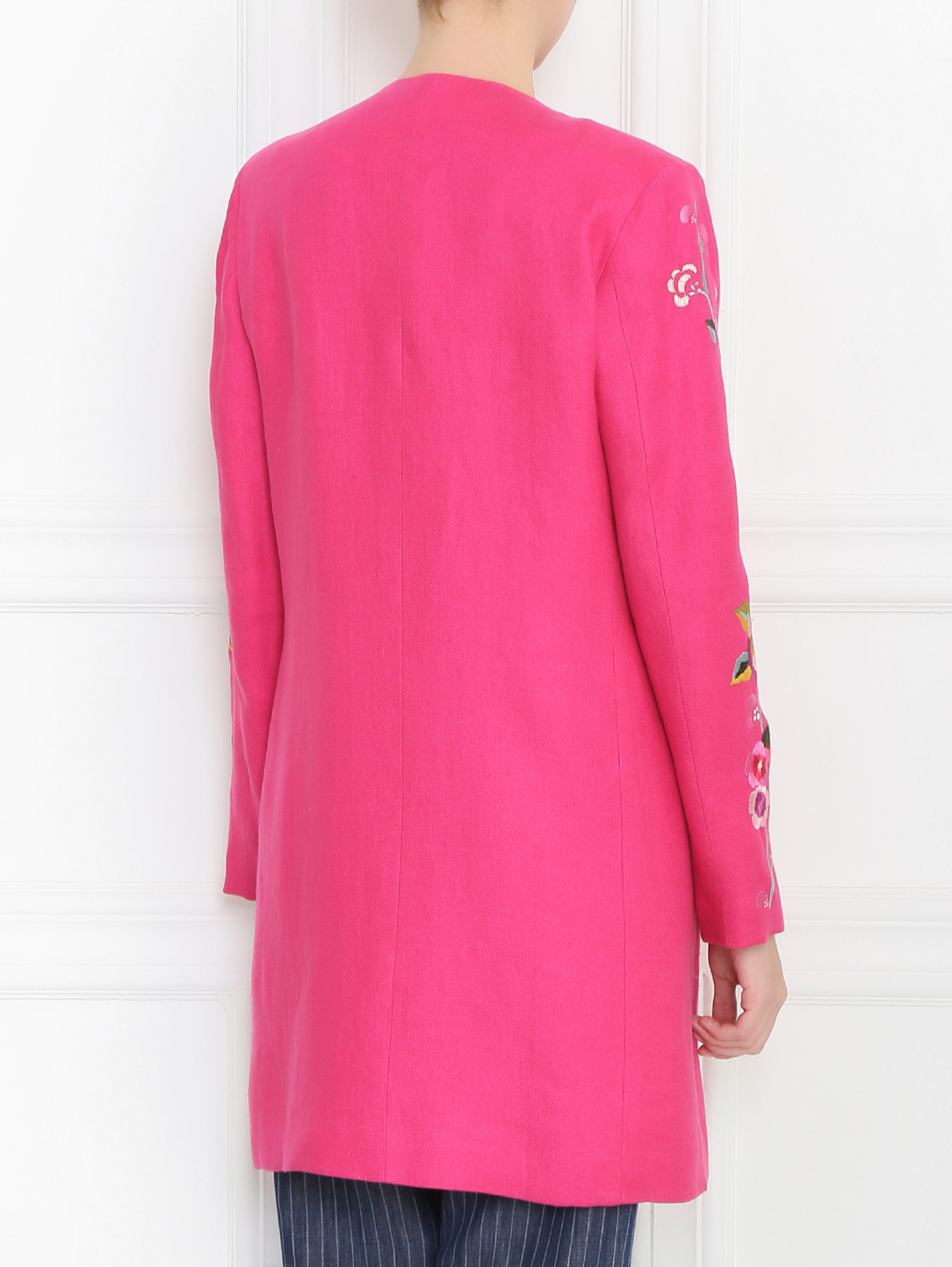 Пальто с узором Femme by Michele R.  –  Модель Верх-Низ1  – Цвет:  Красный