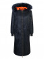 Удлиненное пальто на молнии с капюшоном Forte Dei Marmi Couture  –  Общий вид