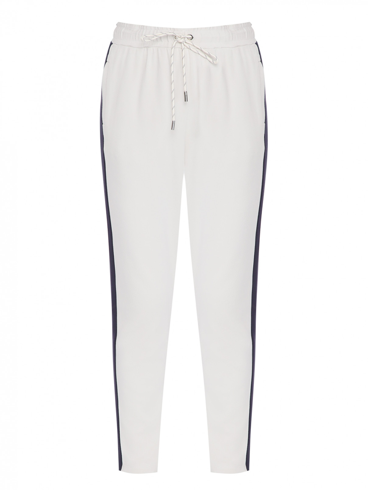 Брюки трикотажные Weekend Max Mara  –  Общий вид  – Цвет:  Бежевый
